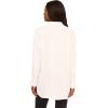 Adrianna Papell Womens Airflow Woven Button Down Top W/Side Slits(Ivory)