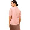 Adrianna Papell Women’s Clip Dot Puff Sleeve Twofer(Apricot Ice)