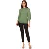 Adrianna Papell Women’s Clip Dot Sleeve Twofer Sweater(Palm Leaf)