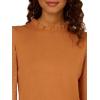 Adrianna Papell Women’s Clip Dot Sleeve Twofer Sweater(Toasted Bronze)