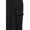 Adrianna Papell Women’s Knit Pull on Utility Pant with Cargo Pockets(Black)