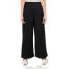 Adrianna Papell Women’s Knit Pull on Utility Pant with Cargo Pockets(Black)
