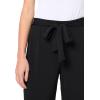 Adrianna Papell Women’s Knit Waist Tie Pull on Pant(Black)