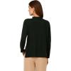 Adrianna Papell Women’s Mock Neck Step Hem Sweater(Hunter)