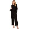 Adrianna Papell Womens Ponte Knit Cargo Pull on Pant(Black)