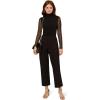 Adrianna Papell Womens Ponte Knit Pull on Pant with Kick Flare Hem(Black)