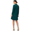 Adrianna Papell Women’s Smocked Neck and Yoke Dress(Evergreen)