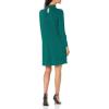 Adrianna Papell Women’s Smocked Neck and Yoke Dress(Evergreen)