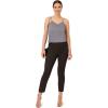 Adrianna Papell Women’s Solid Bi-Stretch Pull-on Pant(Black)