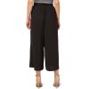Adrianna Papell Women’s Textured Satin Pull on Pant(Black)