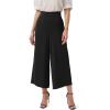 Adrianna Papell Women’s Textured Satin Pull on Pant(Black)