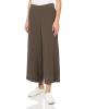 Adrianna Papell Women’s Textured Satin Pull on Pant(Fatigue)