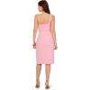 Adrianna Papell Womens Knit Crepe Short Dress(Pink Chill)