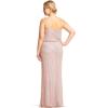 Adrianna Papell Women’s Long Blouson Dress(Blush)