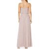 Adrianna Papell Women’s Long Blouson Dress(Dusted Petal/Silver)