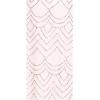 Adrianna Papell Women’s Short Sleeve Blouson Beaded Gown(Blush/Gold)