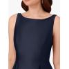 Adrianna Papell Women’s Sleeveless Tea Length Dress, Midnight, 4