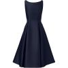 Adrianna Papell Women’s Sleeveless Tea Length Dress, Midnight, 4