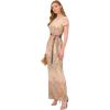 Adrianna Papell Women’s Mateleasse Column Gown(Blush Multi)