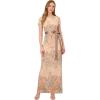 Adrianna Papell Women’s Mateleasse Column Gown(Blush Multi)