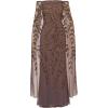 Adrianna Papell Women’s Bead Cape Long Dress(Moonscape)