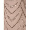 Adrianna Papell Women’s Beaded Cocktail Dress, Marble