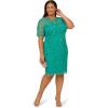 Adrianna Papell Women’s Beaded Cocktail Dress(Exotic Jade)