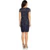 Adrianna Papell Women’s Beaded Cocktail Dress(Midnight)