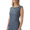 Adrianna Papell Womens Beaded Short Dress(Dusty Blue)