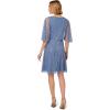 Adrianna Papell Womens Beaded Short Dress(French Blue)