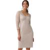 Adrianna Papell Womens Beaded Short Dress(Marble)