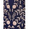 Adrianna Papell Womens Beaded Short Dress(Navy/Blush)