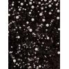 Adrianna Papell Womens Beaded Short Sleeves Dress(Black/Ivory)