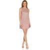 Adrianna Papell Women’s Beaded Trapeze Dress(Candied Ginger)