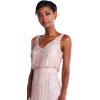 Adrianna Papell Womens Blsn Beaded Art Nouveau(Blush)