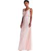 Adrianna Papell Womens Blsn Beaded Art Nouveau(Blush)