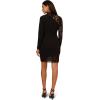 Adrianna Papell Women’s Combo Fabric Mini Dress(Black)