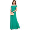 Adrianna Papell Womens Crepe Chiffon Gown(Botanic Green)