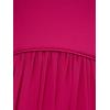 Adrianna Papell Womens Crepe Chiffon Gown(Bright Magenta)