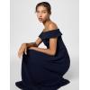 Adrianna Papell Womens Crepe Chiffon Gown(Midnight)