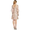 Adrianna Papell Women’s Embroidered Sequin Cocktail(Joyful Blush)