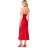 Adrianna Papell Women’s Foil Woven Midi Dress(Red)