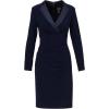 Adrianna Papell Womens Jersey Tuxedo Dress(Midnight)