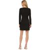 Adrianna Papell Womens Knit Crepe Blazer Dress(Black)