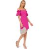 Adrianna Papell Womens Knit Crepe Cocktail Dress(Electric Passion)