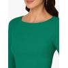 Adrianna Papell Womens Knit Crepe Tiered Sleeve Dress(Radiant Emerald)