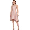 Adrianna Papell Womens Mikado Halter Dress(Bellini)