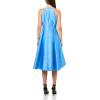 Adrianna Papell Womens Mikado Halter Dress(Cool Cloud)