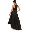 Adrianna Papell Women’s Mikado High Low Gown(Black)