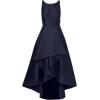 Adrianna Papell Women’s Mikado High Low Gown(Midnight)